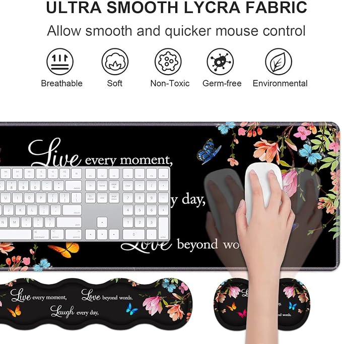 Floral Quote Live Laugh Love