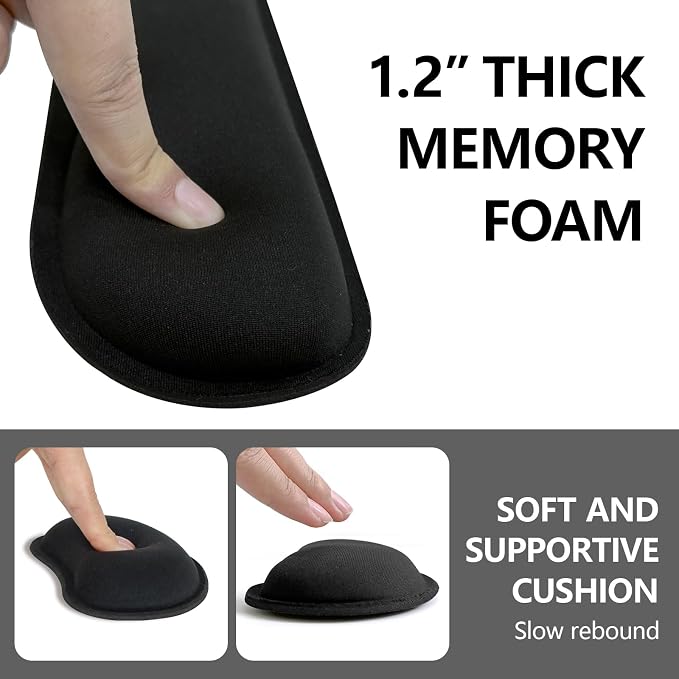 Black - 2 Wrist Rests
