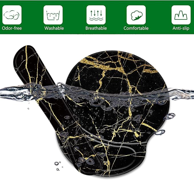 Black Gold Marble