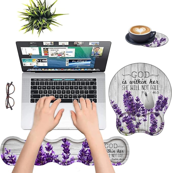 Psalm 46:5 Purple Lavender