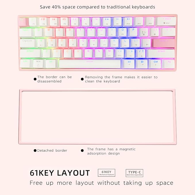 Pink/White