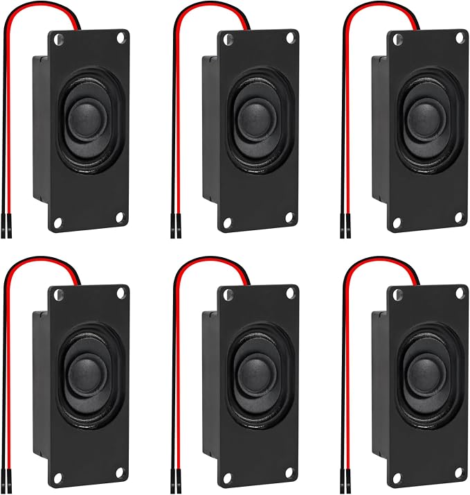 6Pcs 3W 8O Dupont interface(rectangular)
