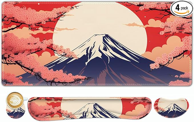 Moon Red Cherry Blossom