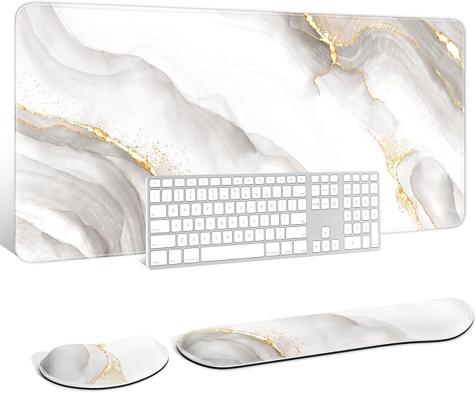 White Gold Gray Marble