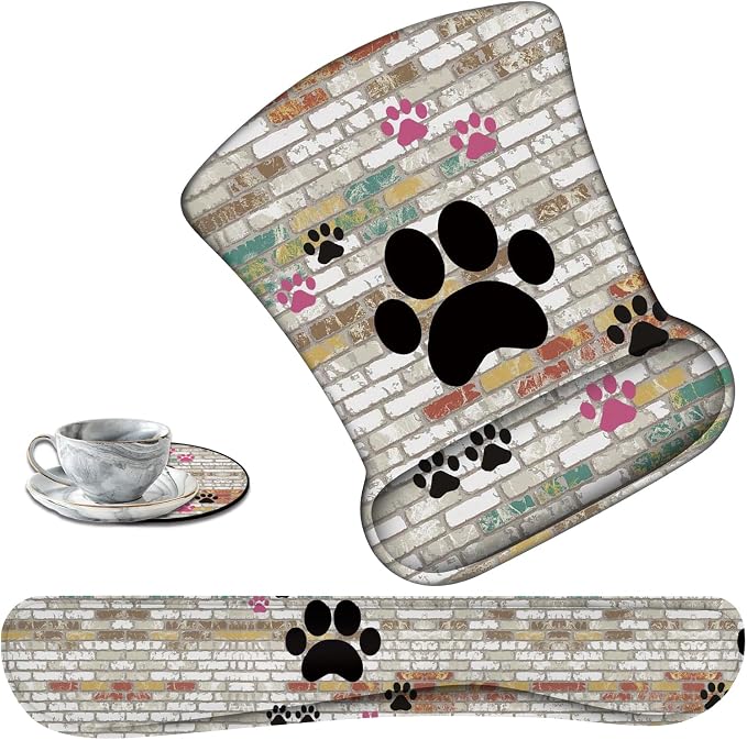 Cute Dog Paw Prints