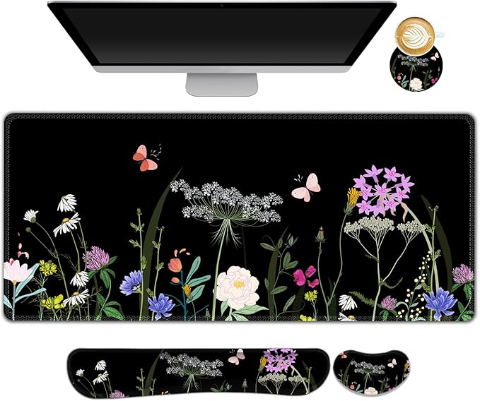 Black Garden Flower