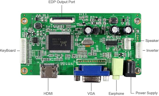 LCD Controller Board 1600x900