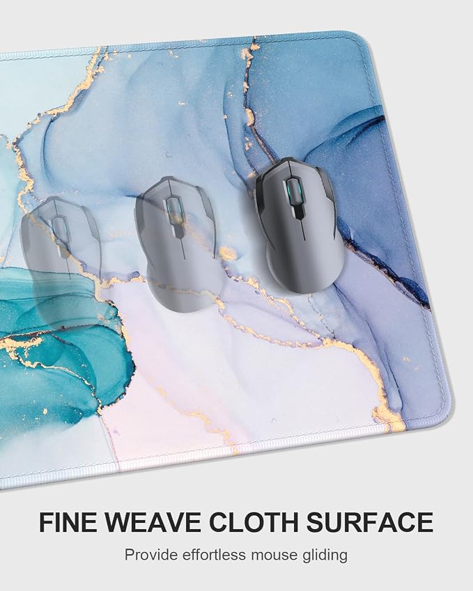 Ink Teal Blue Pink Marble