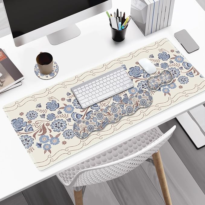 Vintage Blue Flower