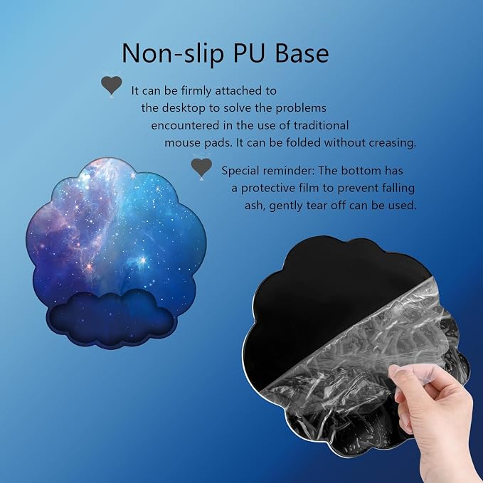 3pcs Silk Galaxy Blue