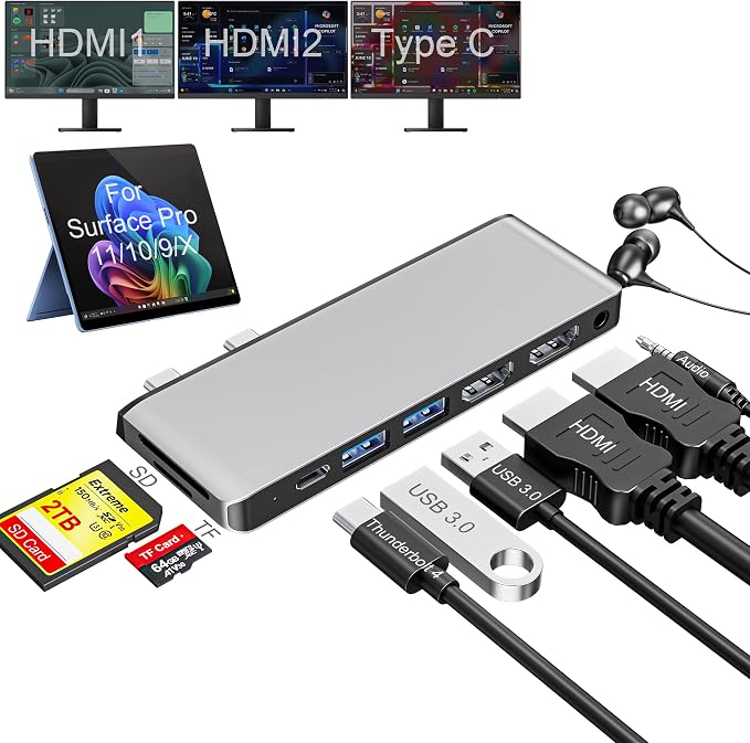 For Surface Pro 9/10/11/X