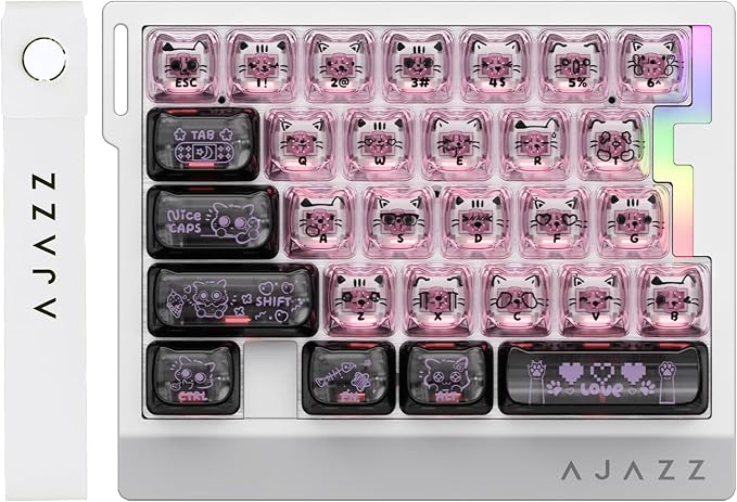 Black Pink Transparent