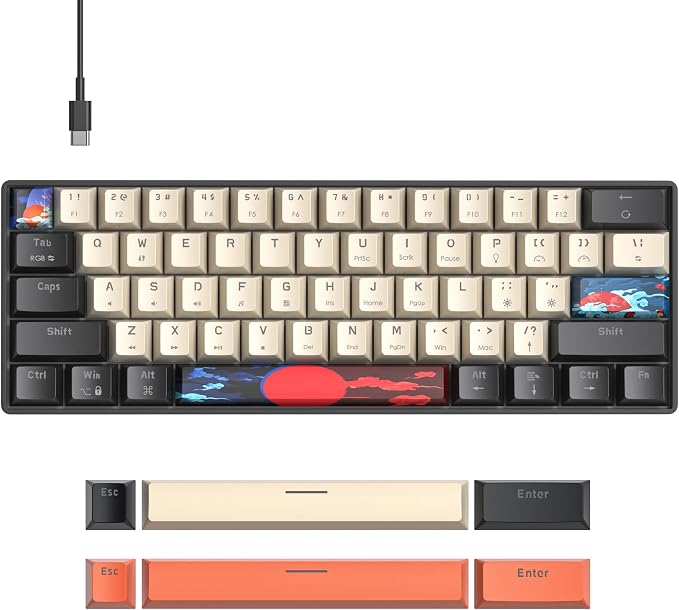 61 Carbon/Red Switch