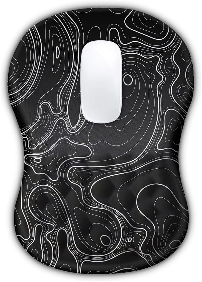 022-Topographic Map Black