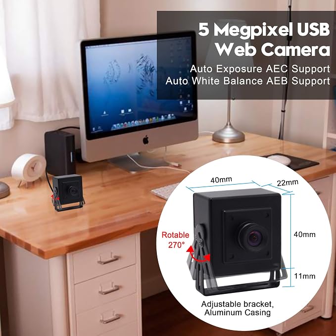 5MP USB Camera Module with Enclosure