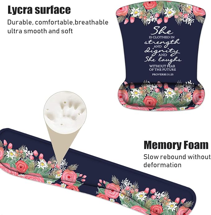 Floral Quote Bible Verses Proverbs 31:25