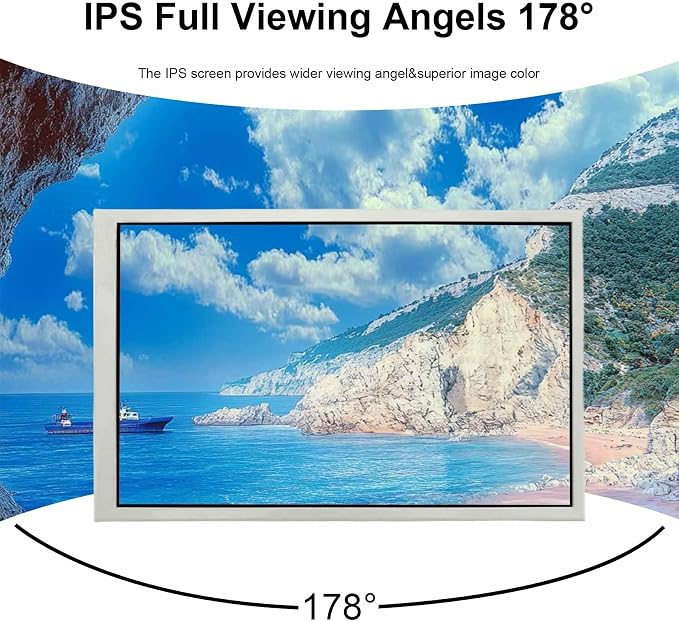 10.1'' LCD White