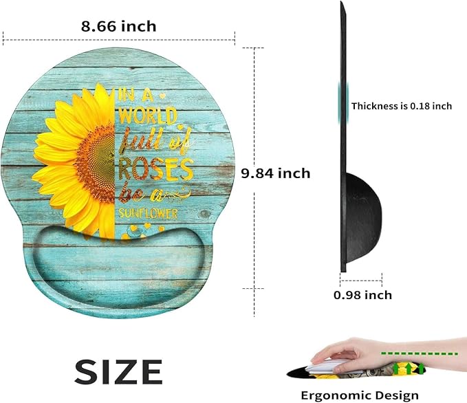 Teal Sunflower
