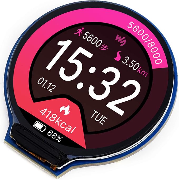 1.28inch Round IPS LCD