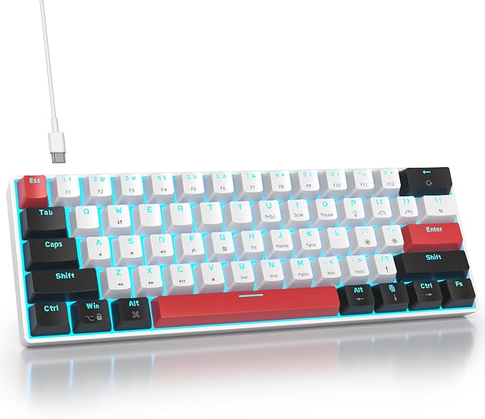 61 Black & White/Red Switch