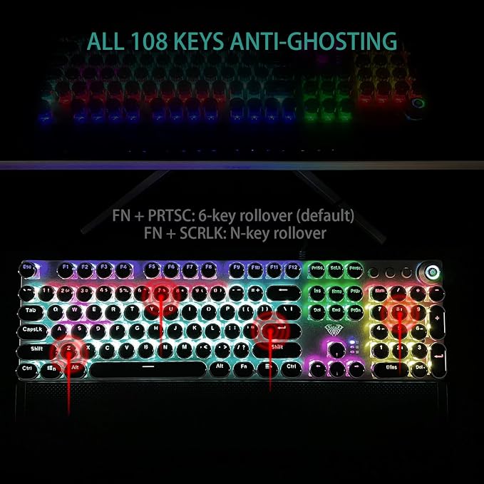 Black | Clicky Blue Switches