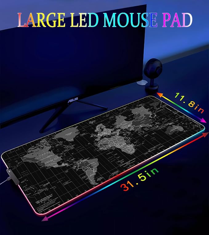 05 Black World Map