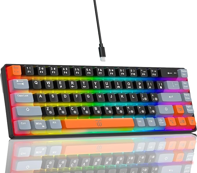 Black Grey Orange