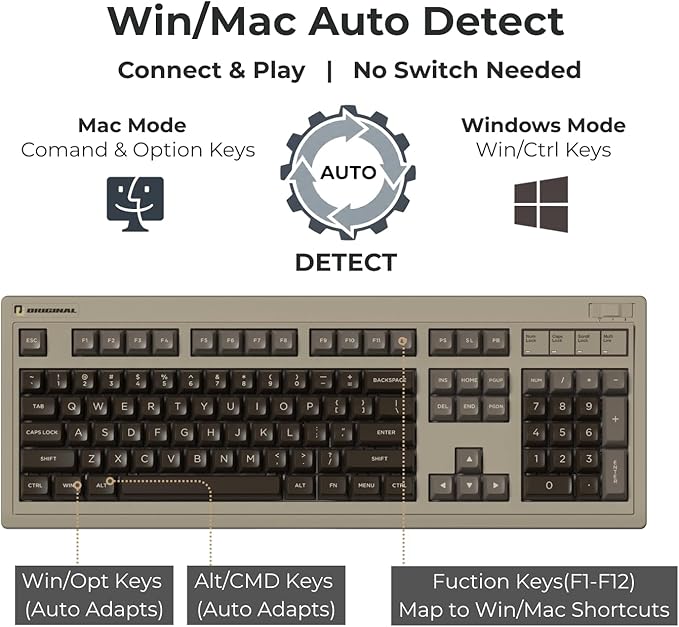 104 Keys-Brown