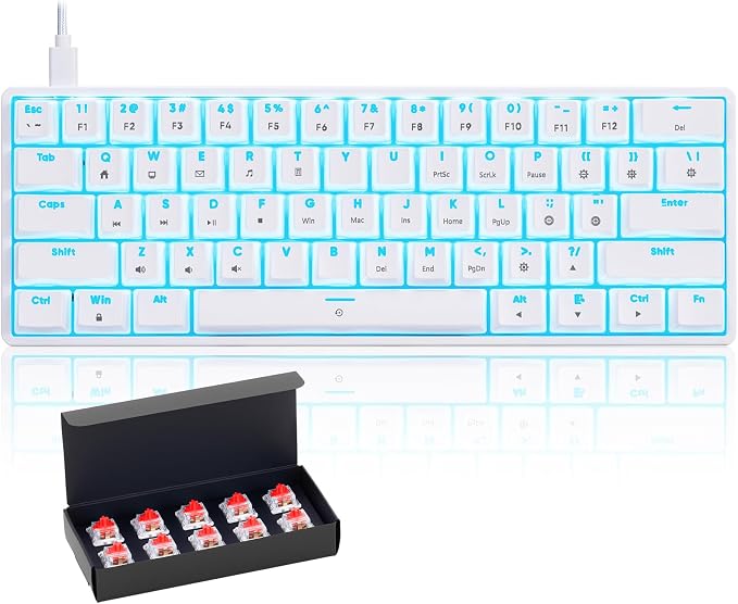 White, red switch