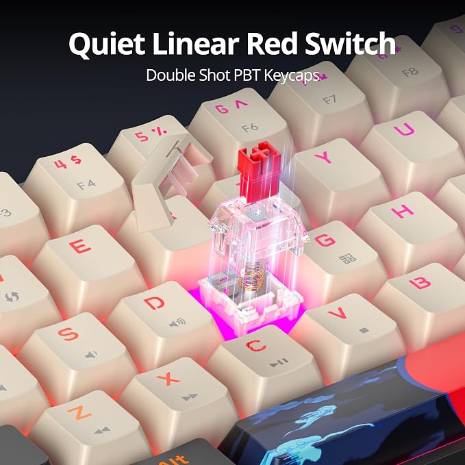 68 Carbon/Red Switch