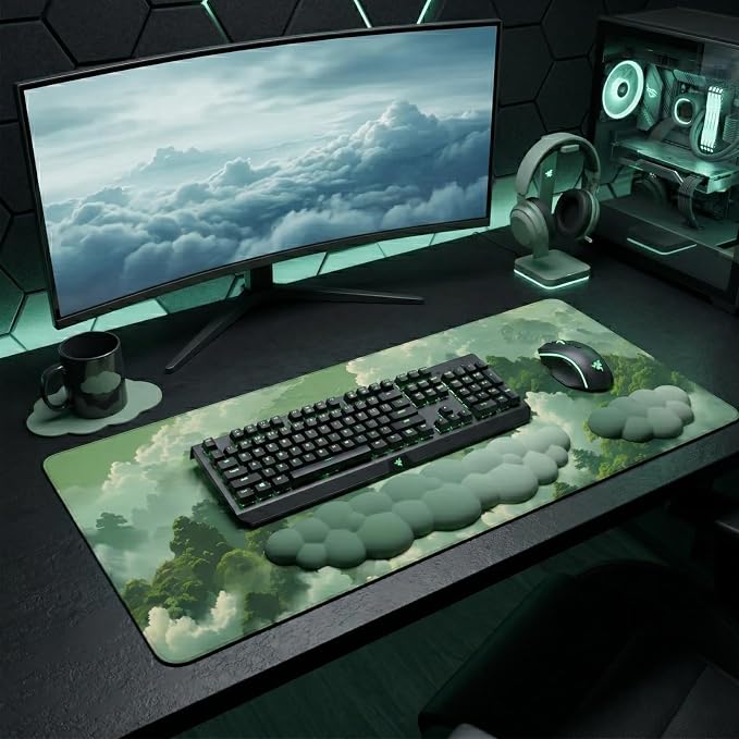 4pcs Green Sky