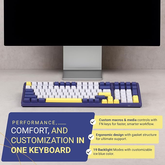 Red Switch-Dark Blue & Yellow