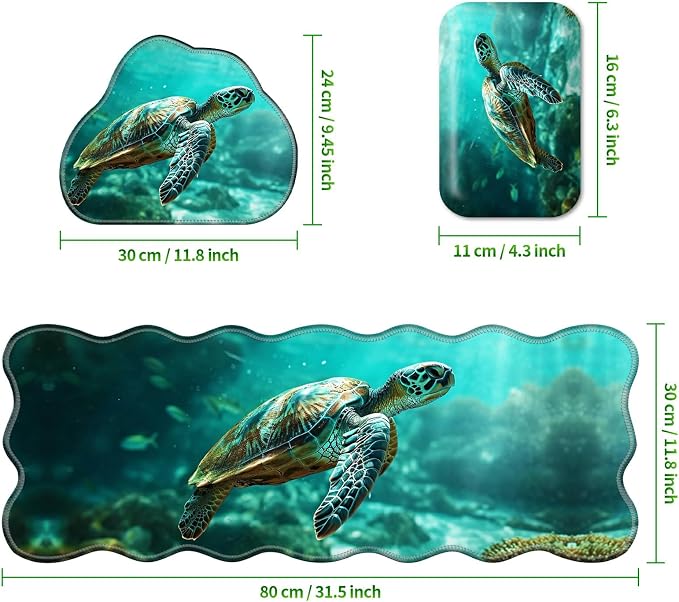 Blue Sea Turtle