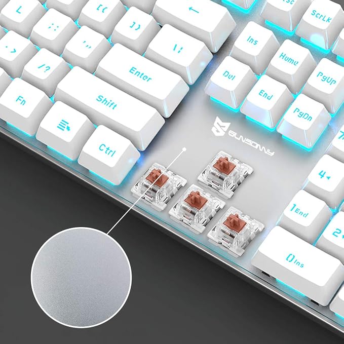 Brown Switch White