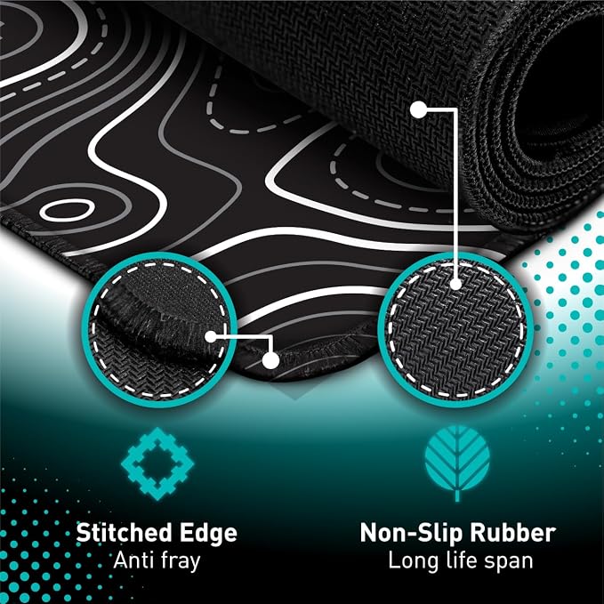 Black Topographic