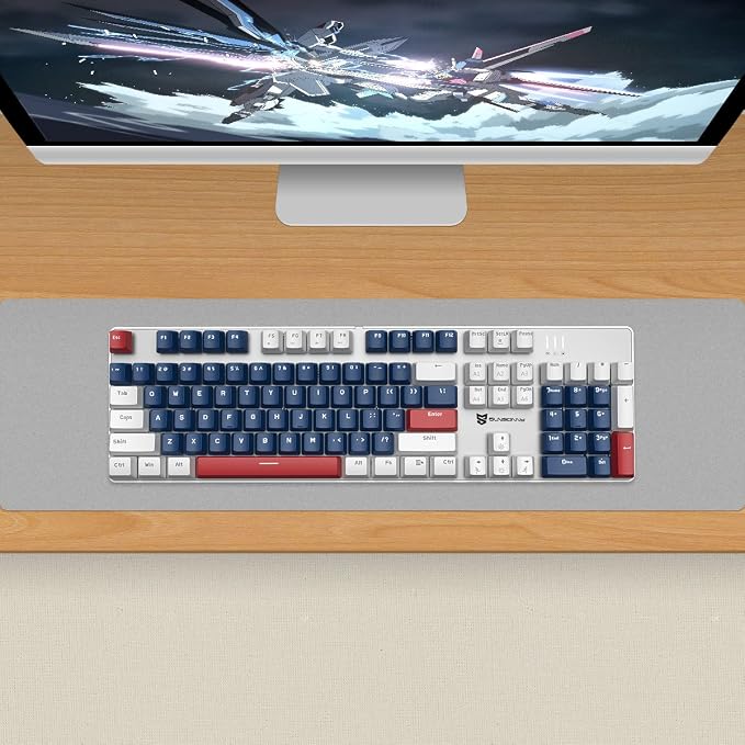 Red Switch Blue/White/Red Combo Color