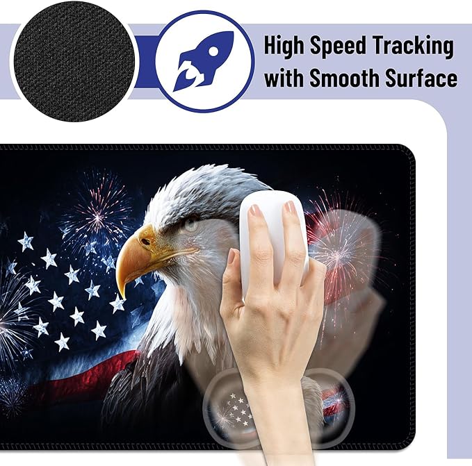Bald Eagle Us Flag Fireworks-2-2