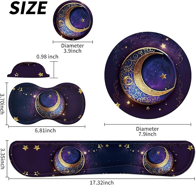 Galaxy Moon Star