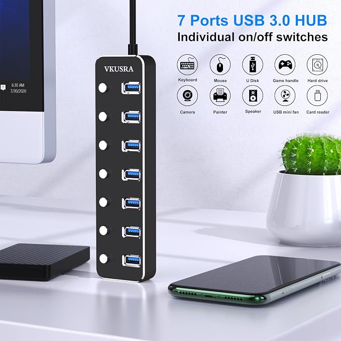 USB HUB 7 PORTS