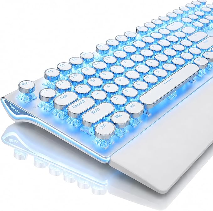 white blue backlit