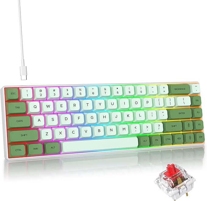 68 Matcha/Red Switch