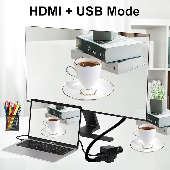 B: with 2.8-12mm CS Mount Lens