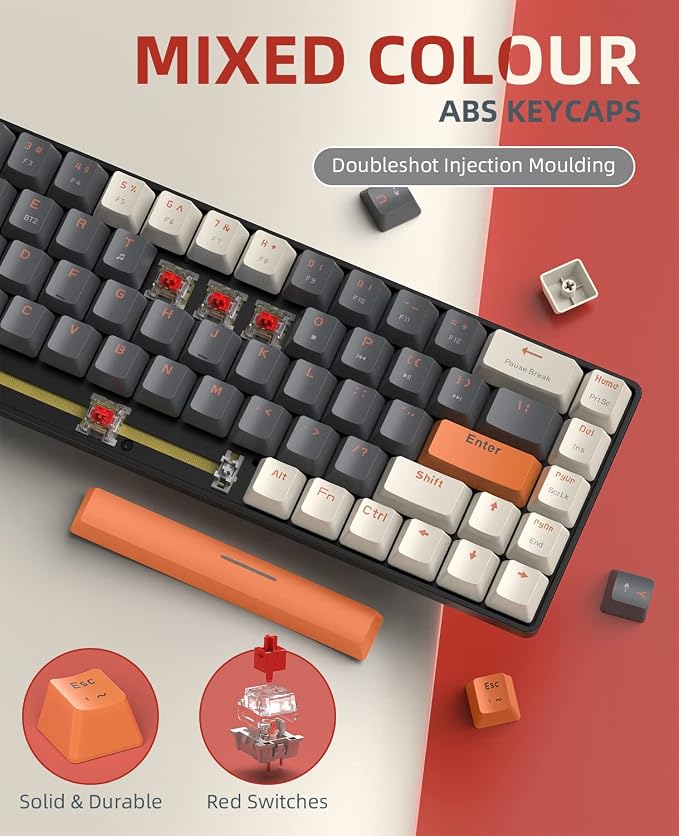 Grey & Orange/Red Switch