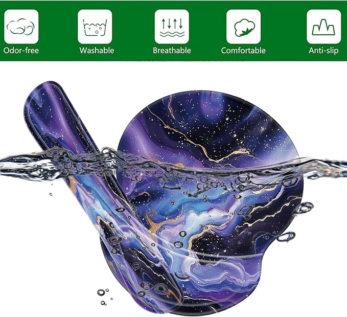 Purple Gold Marble