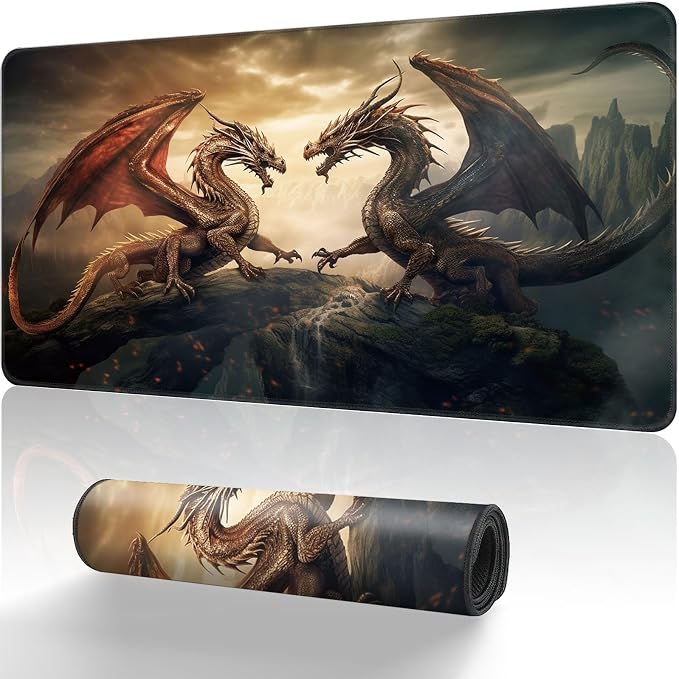 Two Dragons Fighting