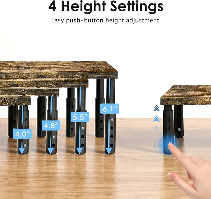 Brown Wood 2-Pack