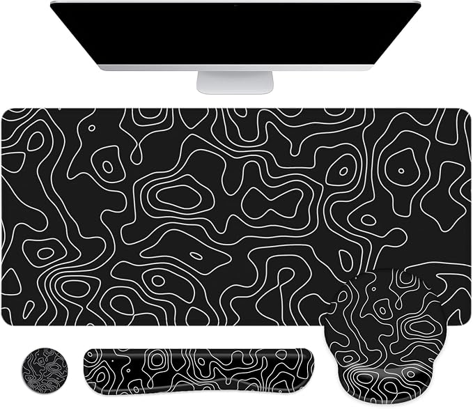Black Topographic