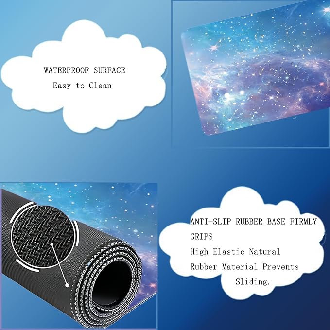 4pcs Blue Galaxy