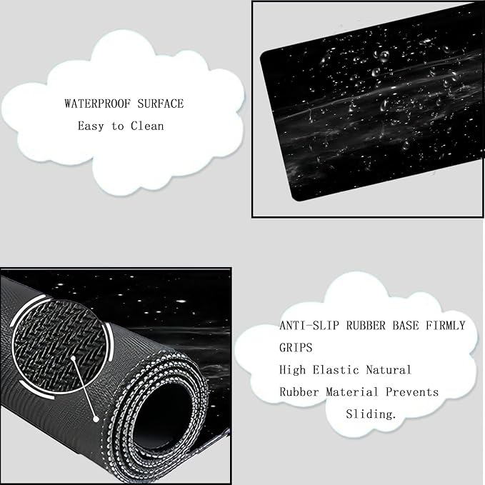4pcs Black Galaxy