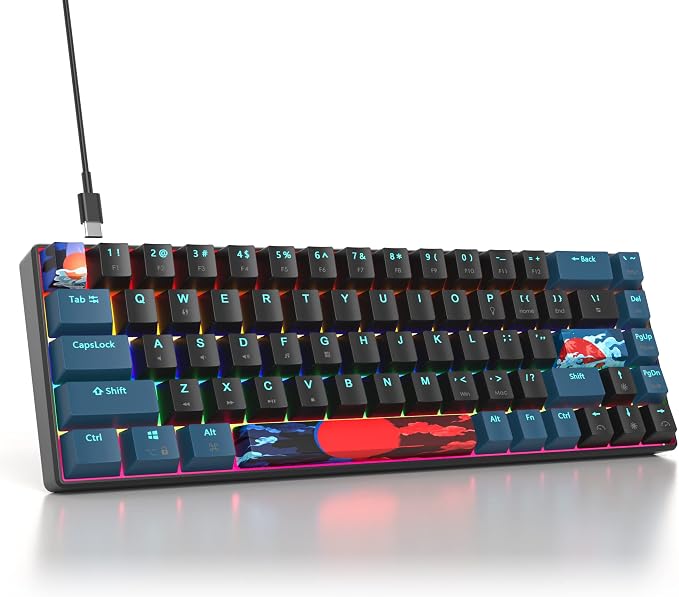Monstor black /red Switch 68